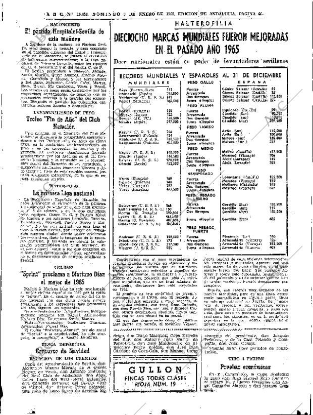 ABC SEVILLA 09-01-1966 página 69
