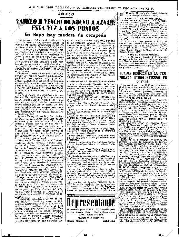 ABC SEVILLA 09-01-1966 página 70