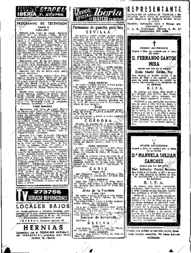 ABC SEVILLA 09-01-1966 página 78