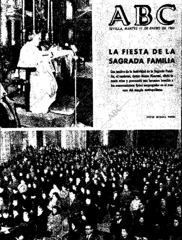 ABC SEVILLA 11-01-1966 página 1