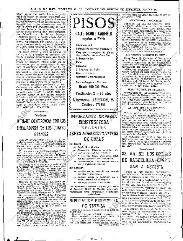 ABC SEVILLA 11-01-1966 página 24