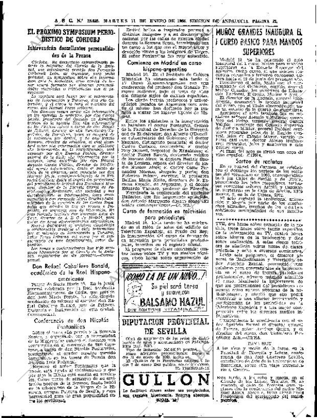 ABC SEVILLA 11-01-1966 página 27
