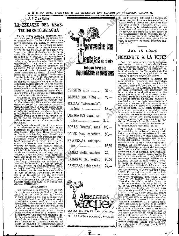 ABC SEVILLA 11-01-1966 página 32