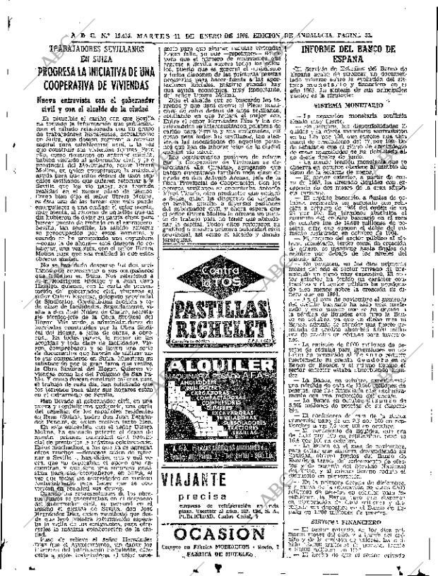 ABC SEVILLA 11-01-1966 página 33