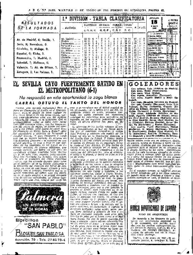 ABC SEVILLA 11-01-1966 página 43