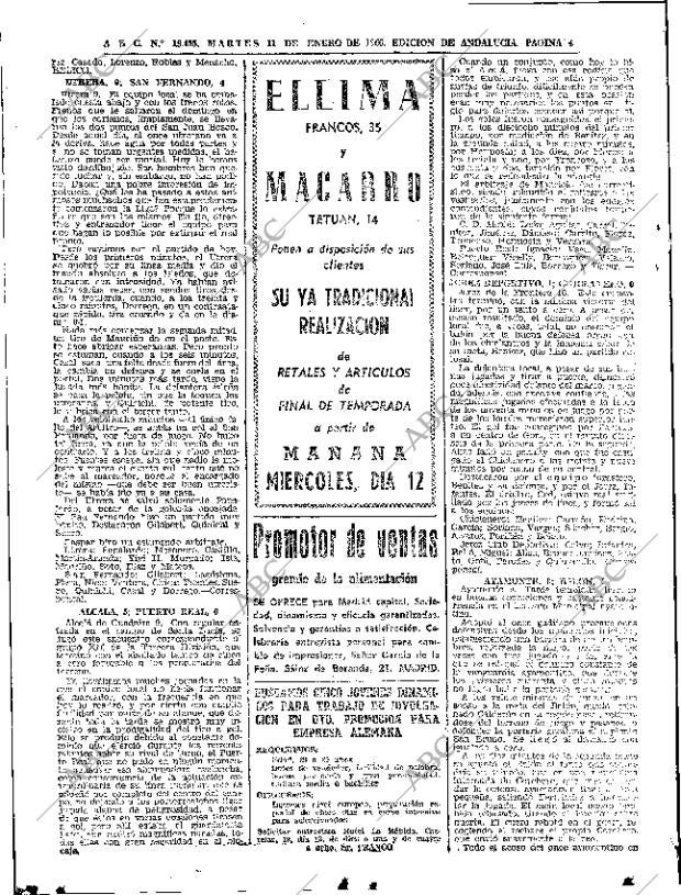 ABC SEVILLA 11-01-1966 página 48