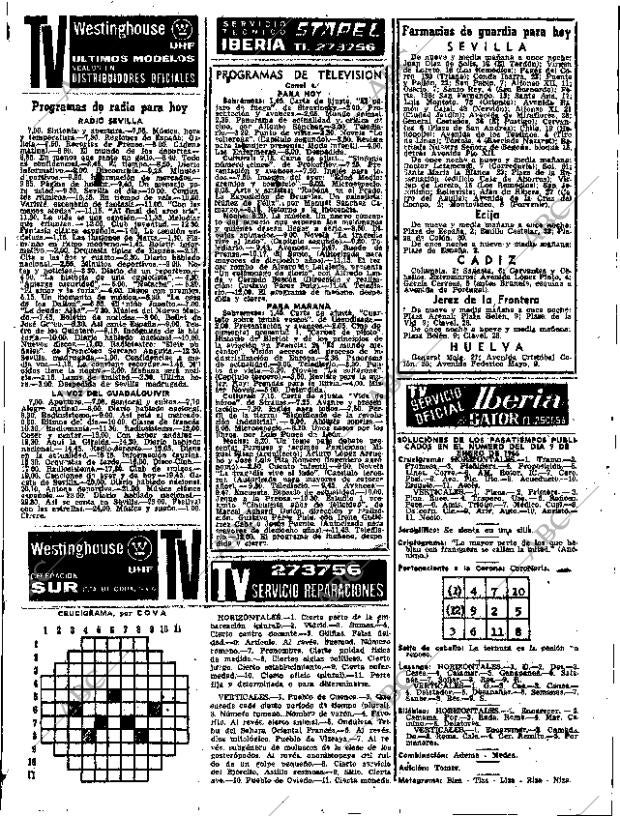 ABC SEVILLA 11-01-1966 página 63