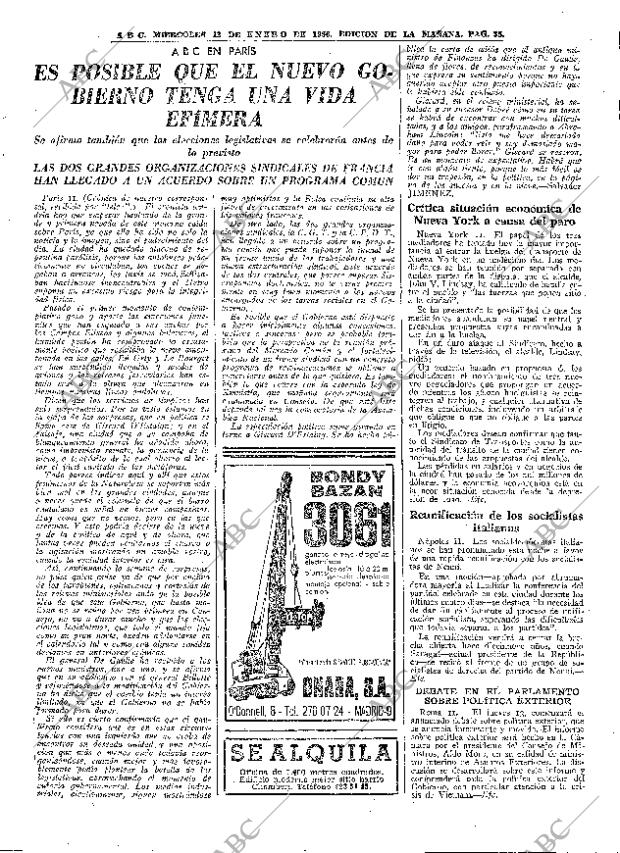 ABC MADRID 12-01-1966 página 35