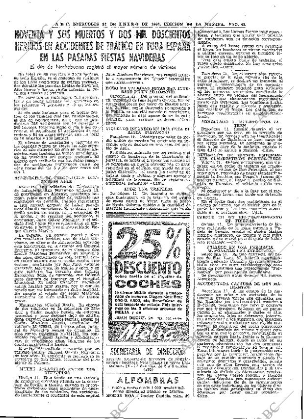 ABC MADRID 12-01-1966 página 45