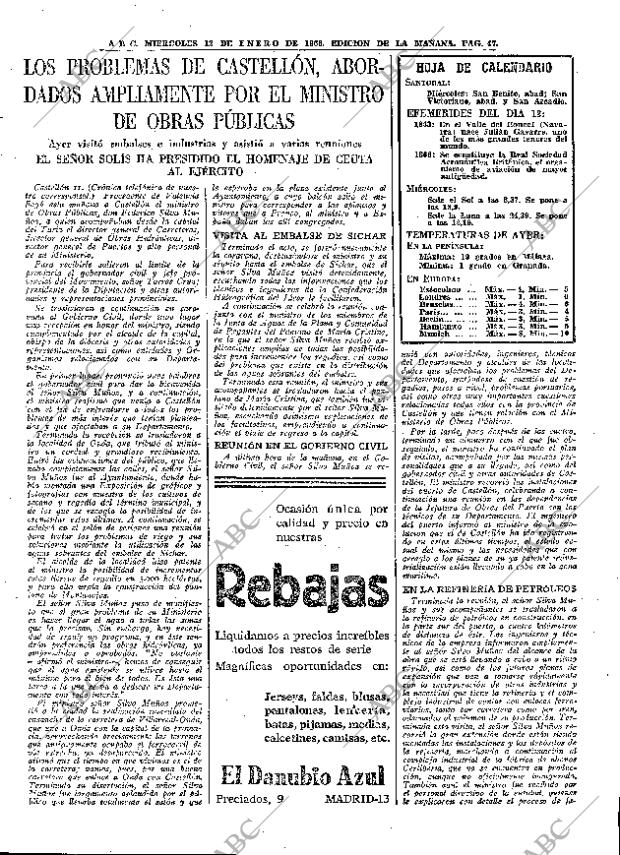 ABC MADRID 12-01-1966 página 47