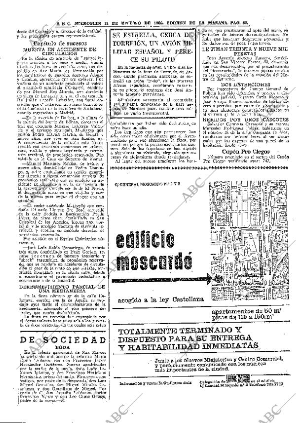 ABC MADRID 12-01-1966 página 57
