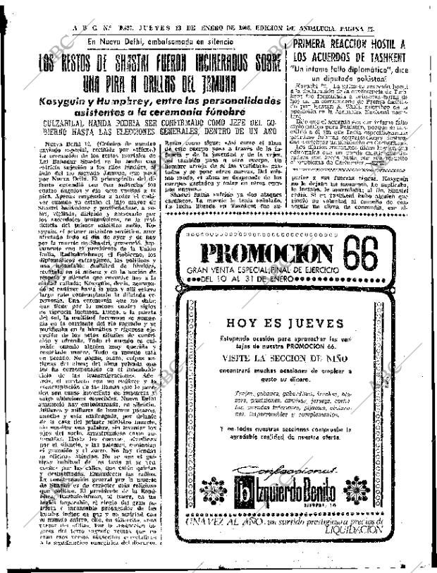 ABC SEVILLA 13-01-1966 página 17