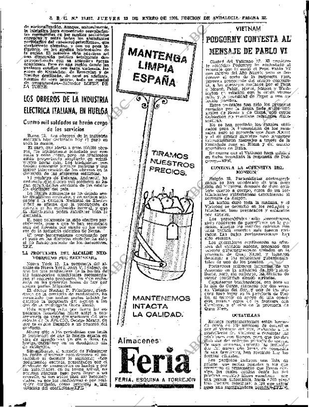 ABC SEVILLA 13-01-1966 página 22