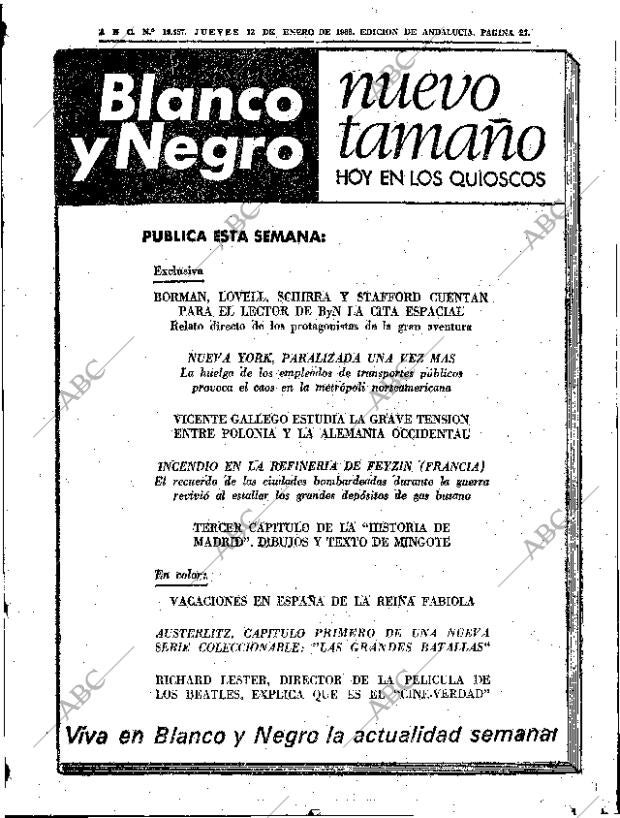 ABC SEVILLA 13-01-1966 página 27