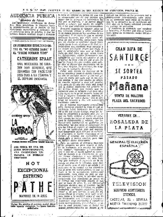 ABC SEVILLA 13-01-1966 página 28