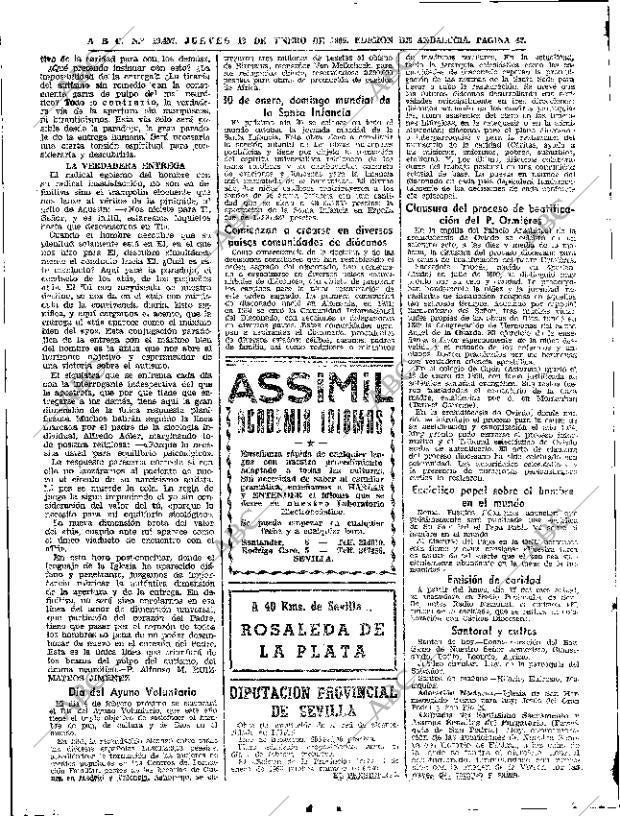 ABC SEVILLA 13-01-1966 página 42