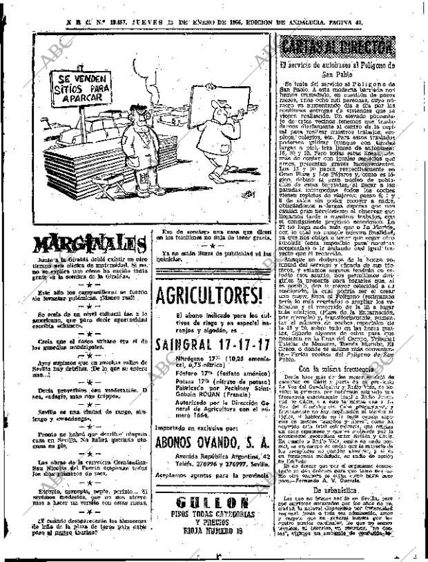 ABC SEVILLA 13-01-1966 página 43