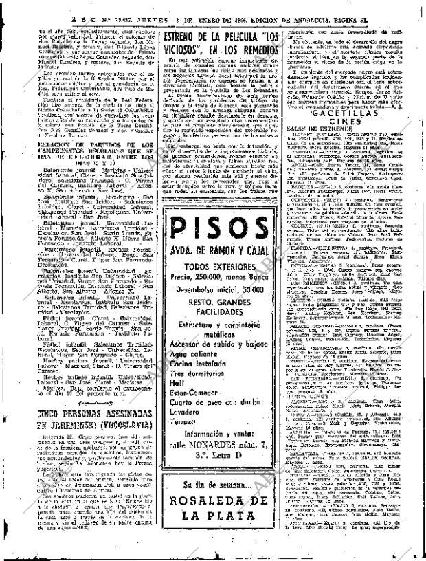 ABC SEVILLA 13-01-1966 página 51