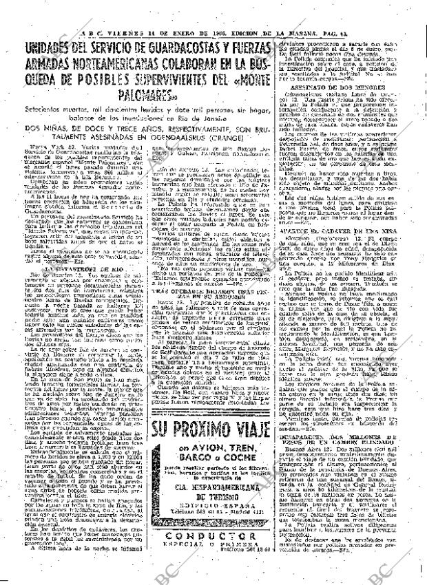 ABC MADRID 14-01-1966 página 43
