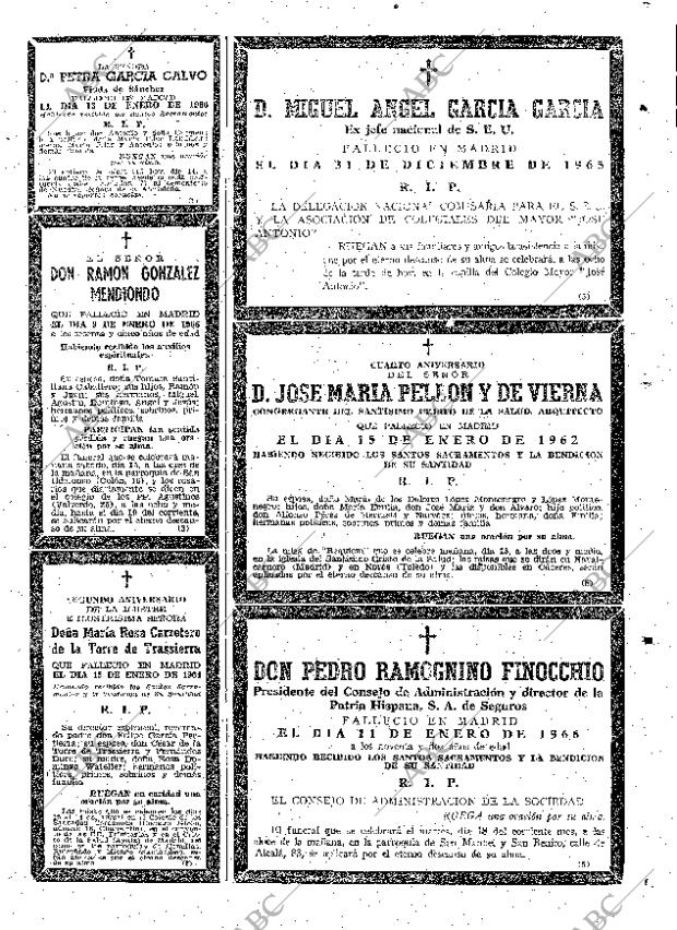 ABC MADRID 14-01-1966 página 85