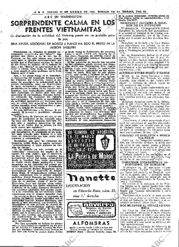 ABC MADRID 15-01-1966 página 33