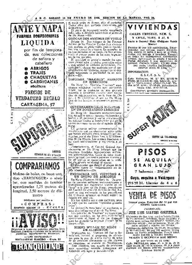 ABC MADRID 15-01-1966 página 34