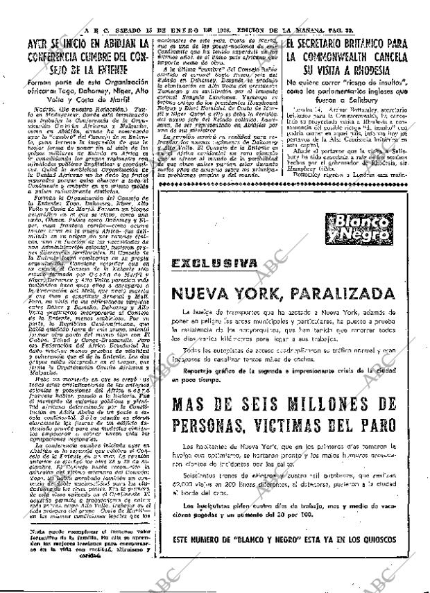 ABC MADRID 15-01-1966 página 39