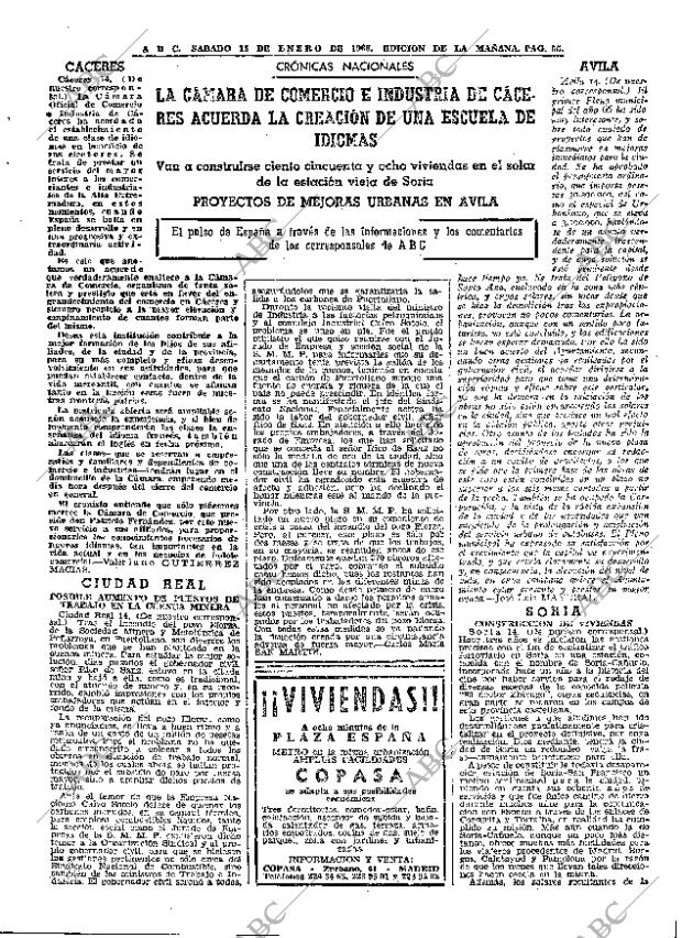 ABC MADRID 15-01-1966 página 55