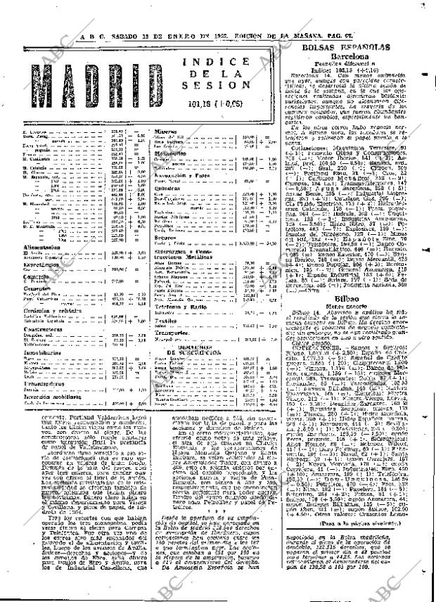 ABC MADRID 15-01-1966 página 67