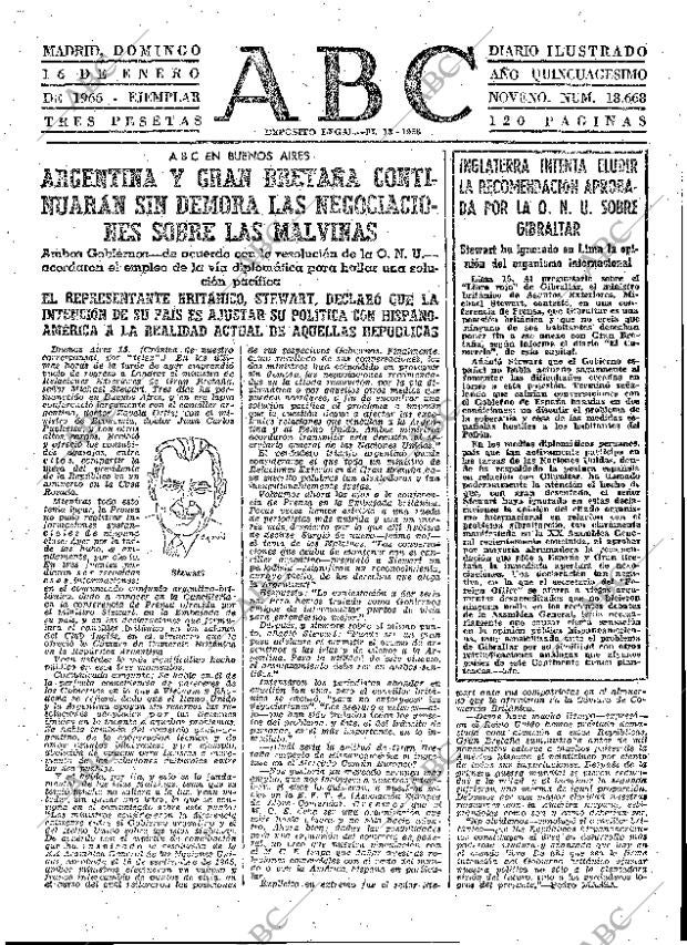 ABC MADRID 16-01-1966 página 49