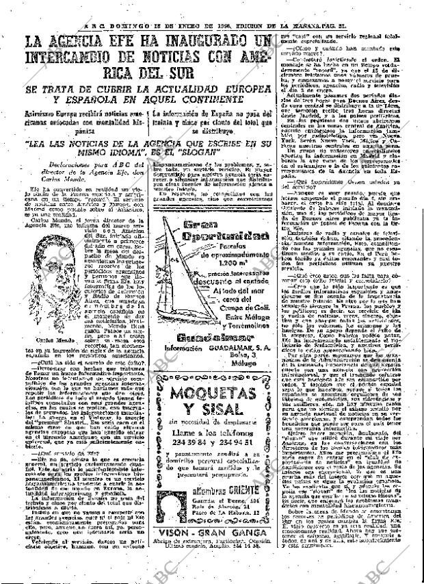 ABC MADRID 16-01-1966 página 51
