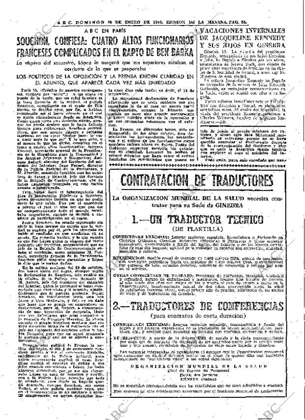 ABC MADRID 16-01-1966 página 55