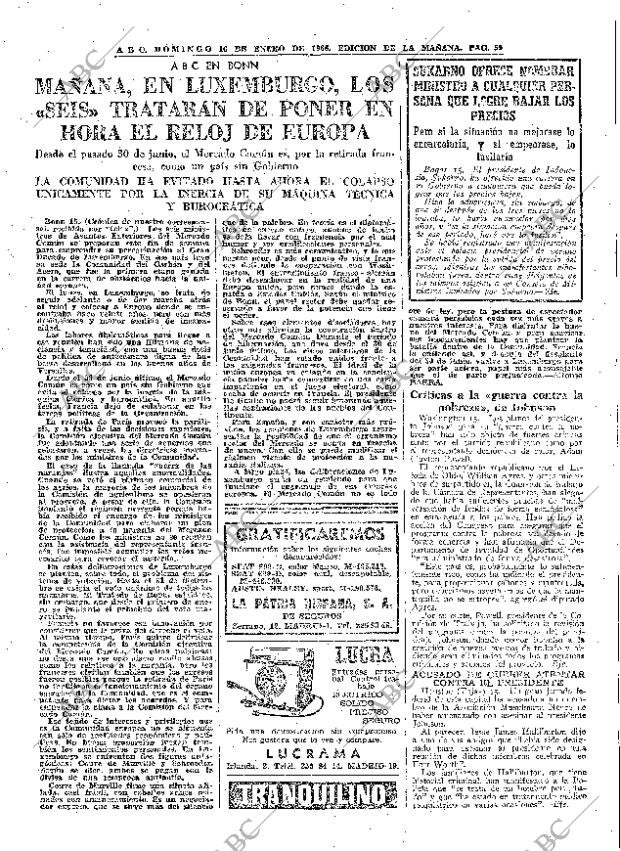 ABC MADRID 16-01-1966 página 59