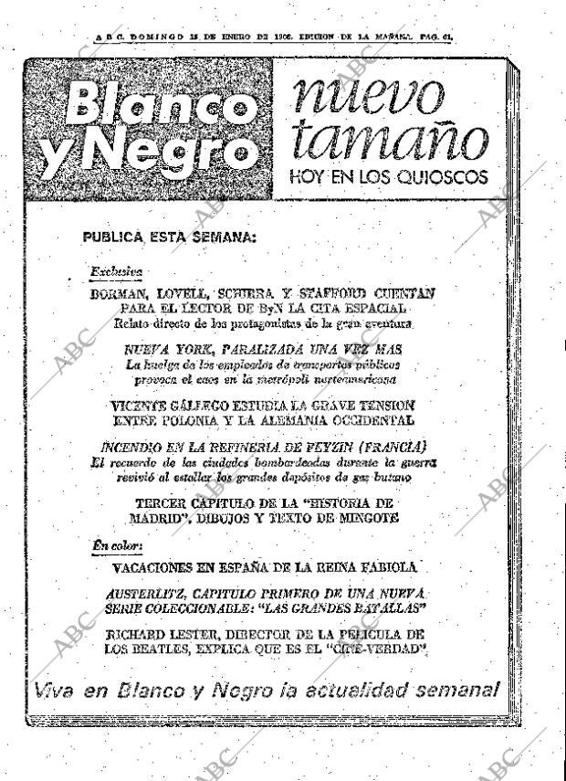ABC MADRID 16-01-1966 página 61