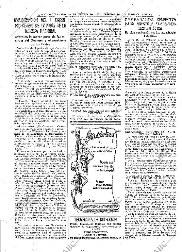 ABC MADRID 16-01-1966 página 62