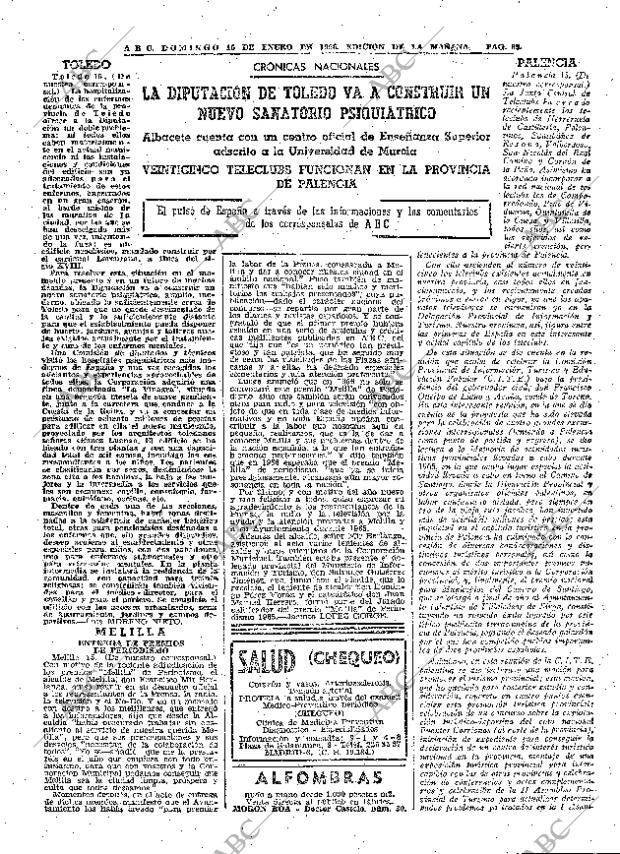 ABC MADRID 16-01-1966 página 69