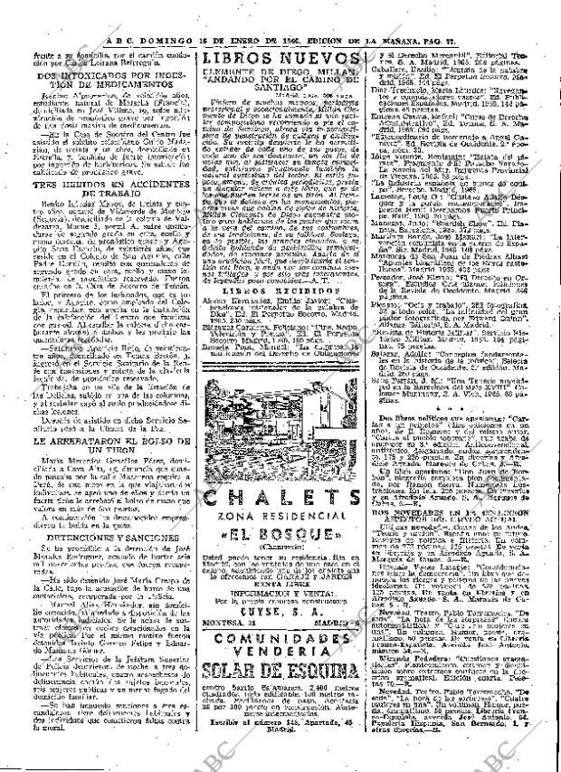ABC MADRID 16-01-1966 página 77