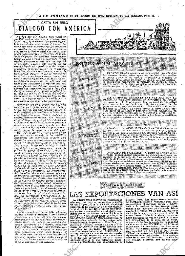 ABC MADRID 16-01-1966 página 82
