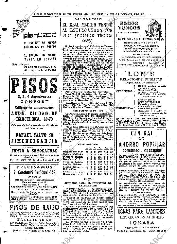 ABC MADRID 16-01-1966 página 92