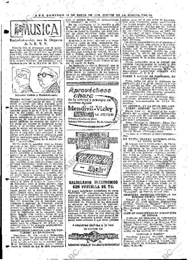 ABC MADRID 16-01-1966 página 94