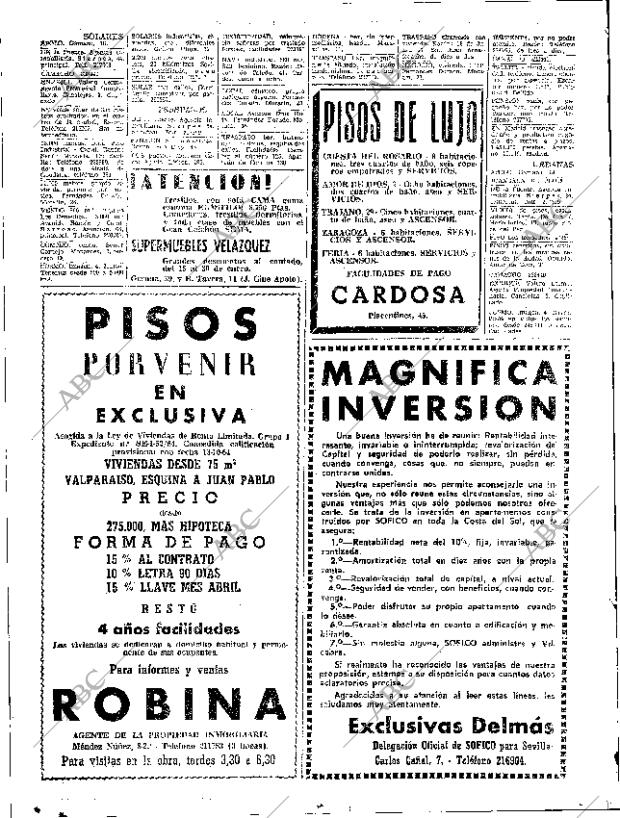 ABC SEVILLA 16-01-1966 página 70