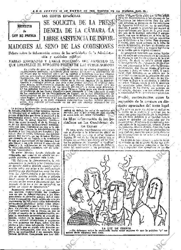 ABC MADRID 20-01-1966 página 35