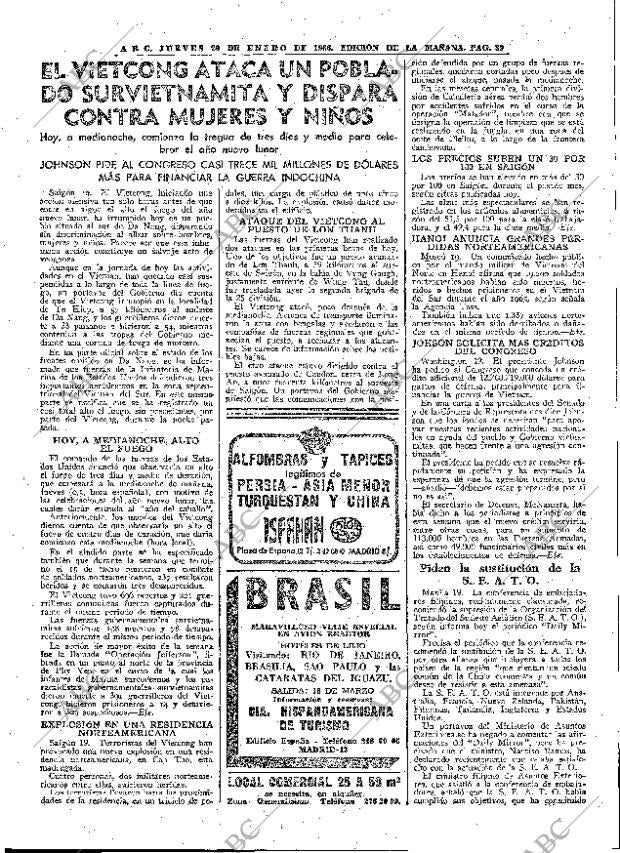 ABC MADRID 20-01-1966 página 39