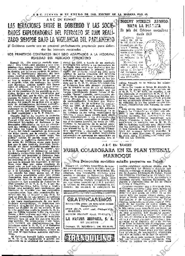 ABC MADRID 20-01-1966 página 43