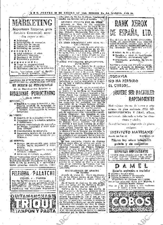 ABC MADRID 20-01-1966 página 50