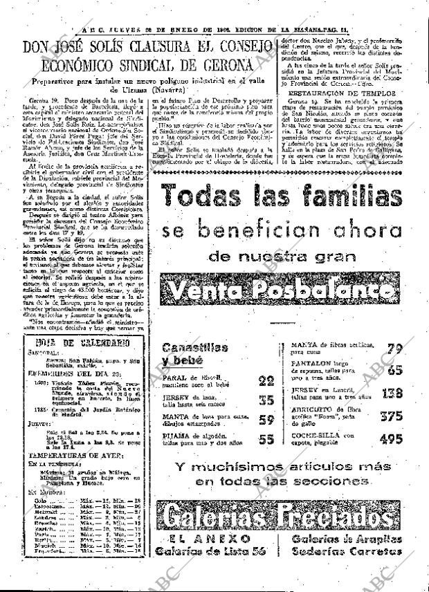 ABC MADRID 20-01-1966 página 51