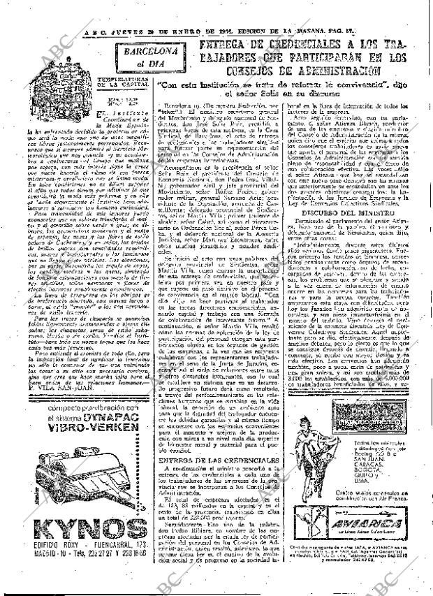 ABC MADRID 20-01-1966 página 57