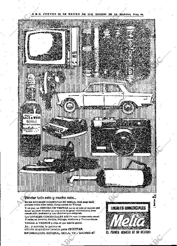 ABC MADRID 20-01-1966 página 66