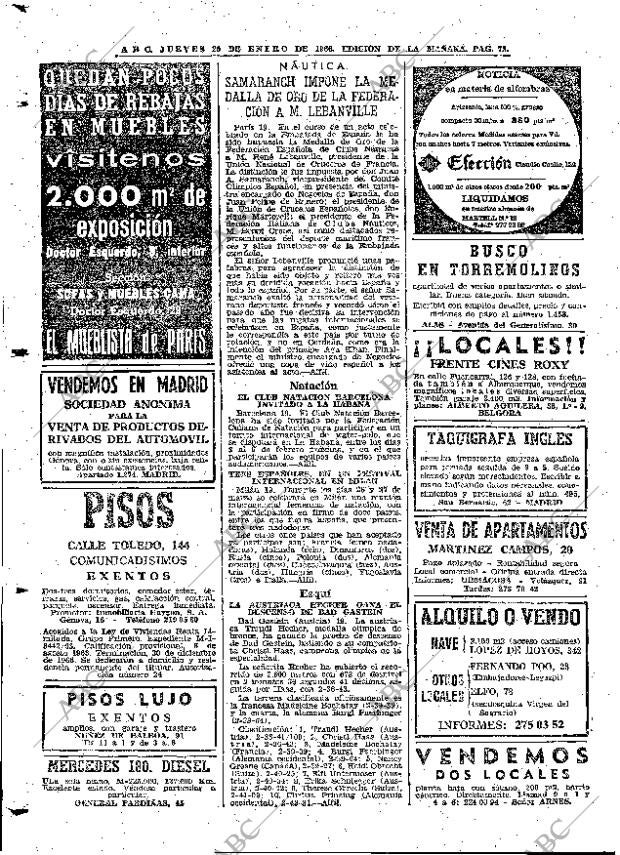 ABC MADRID 20-01-1966 página 78