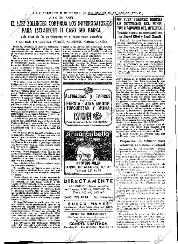 ABC MADRID 21-01-1966 página 37